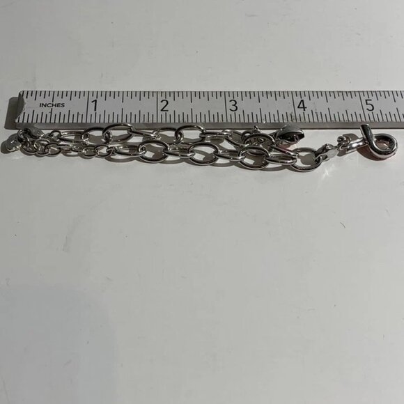 Swarovski Crystal Cancer Awareness Charm and Heart Charm - Picture 2 of 7